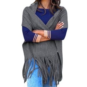 Lucky Brand Solid Brushed Grey Scarf